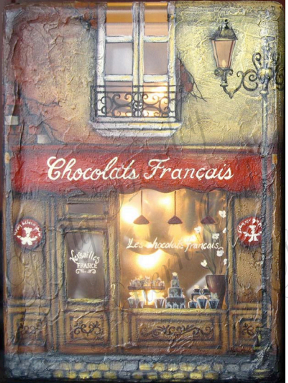 Chocolats Francais Glass Block - E-Packet - Holly Hanley