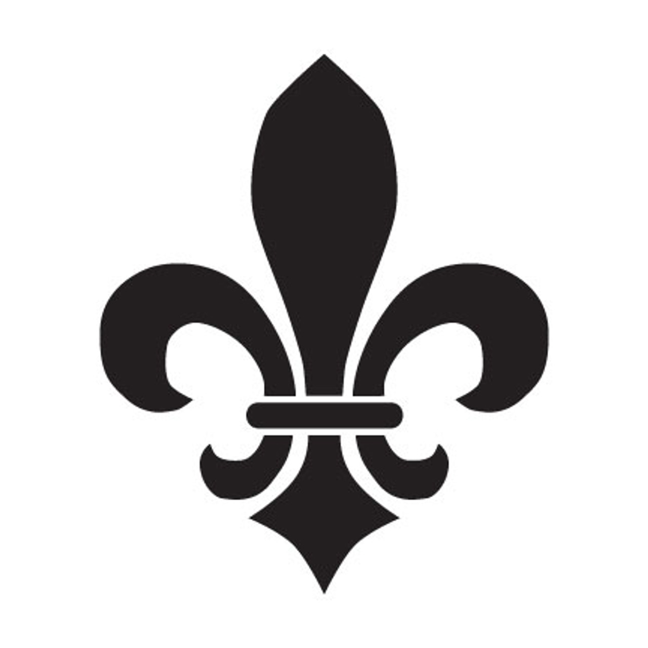 Versailles Fleur De Lis Art Stencil - 6"