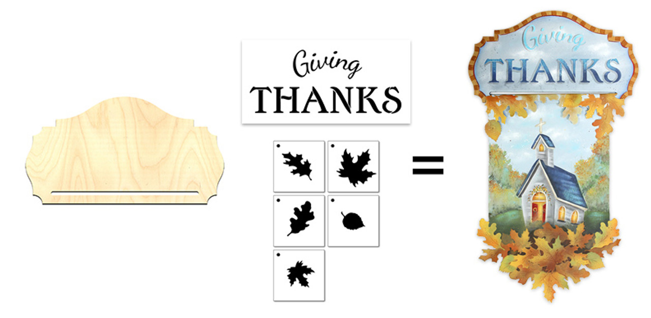 Giving Thanks Banner Deluxe Set