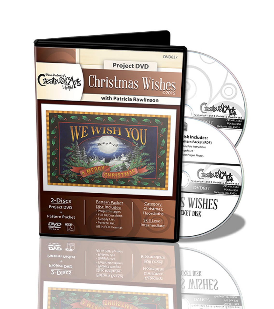 Christmas Wishes DVD + Stencils Deluxe Set