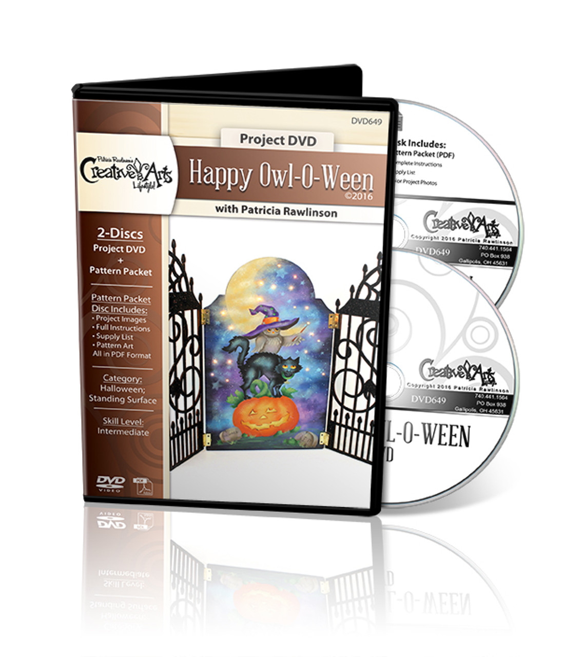 Happy Owl-O-Ween DVD and Pattern Packet - Patricia Rawlinson