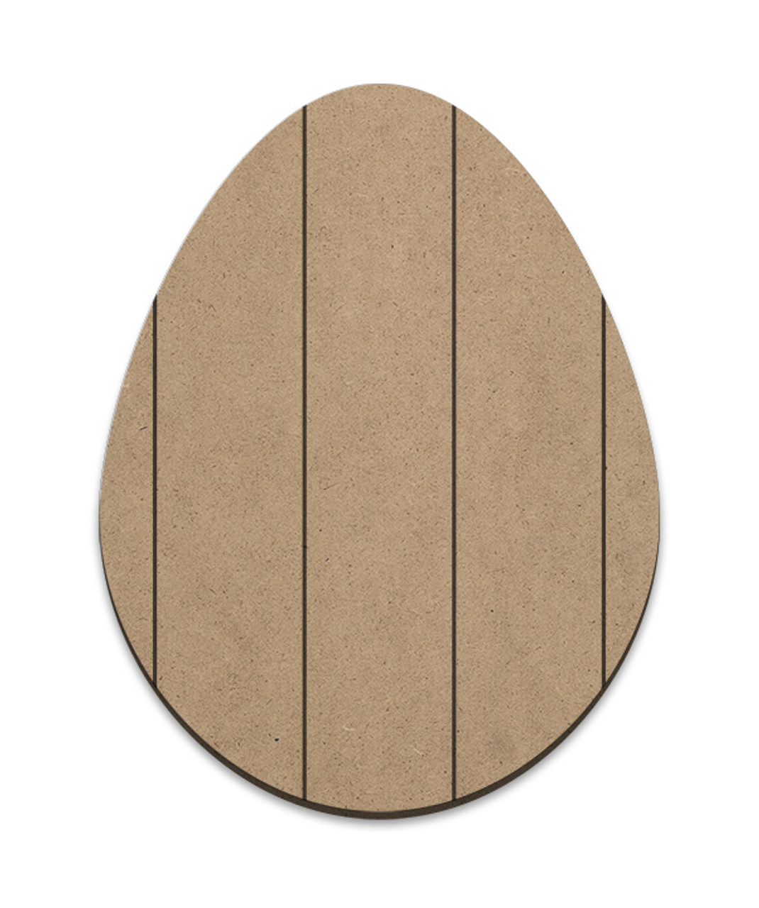 Egg Plaque - Vertical Slats - Medium