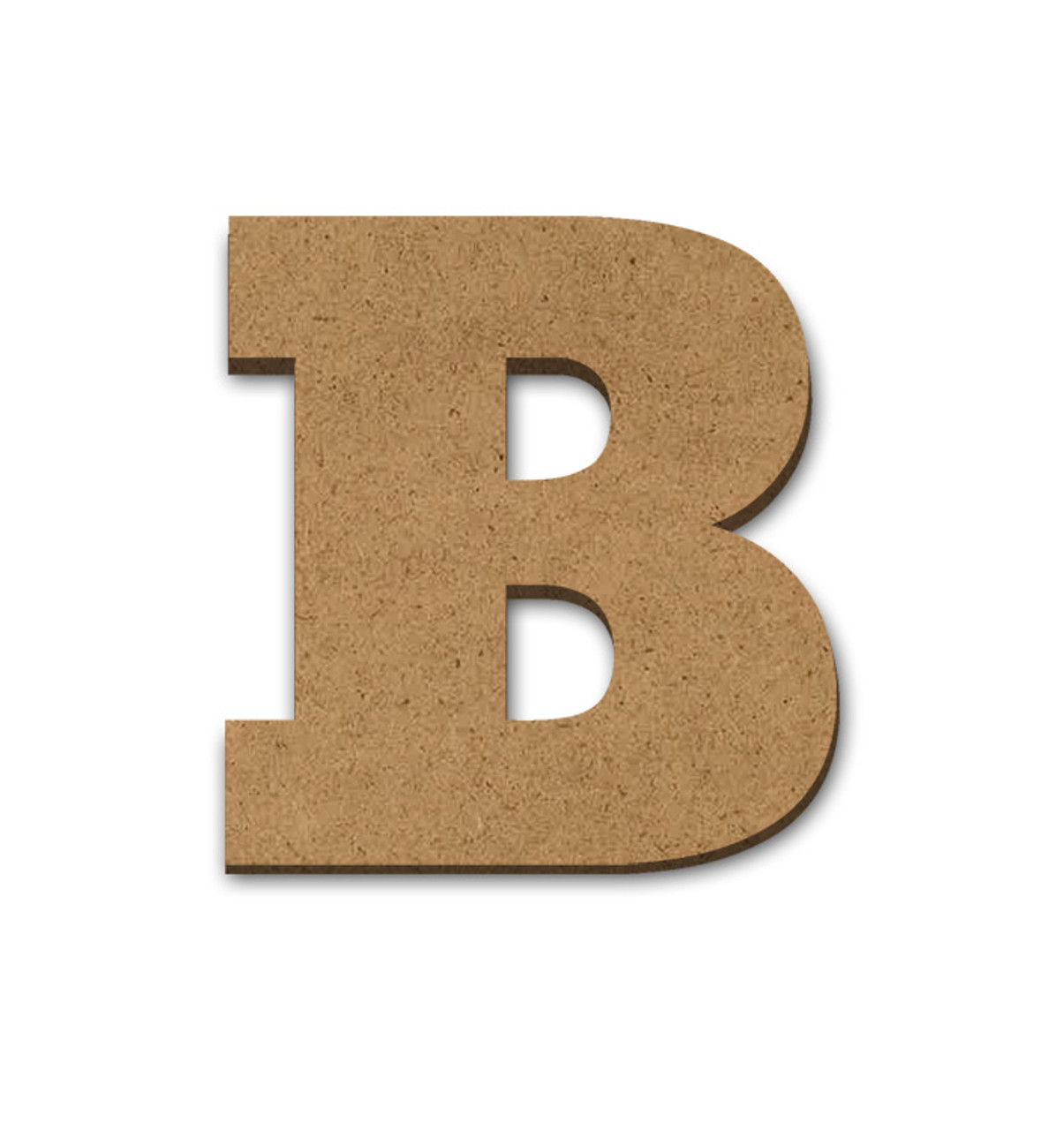 Wood Letter Surface - B - 4" x 3 3/4"