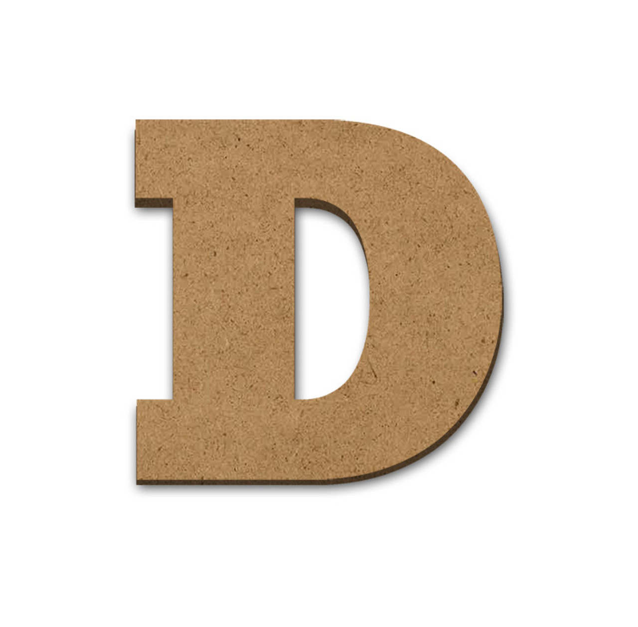 Wood Letter Surface - D - 12" x 12 1/4"