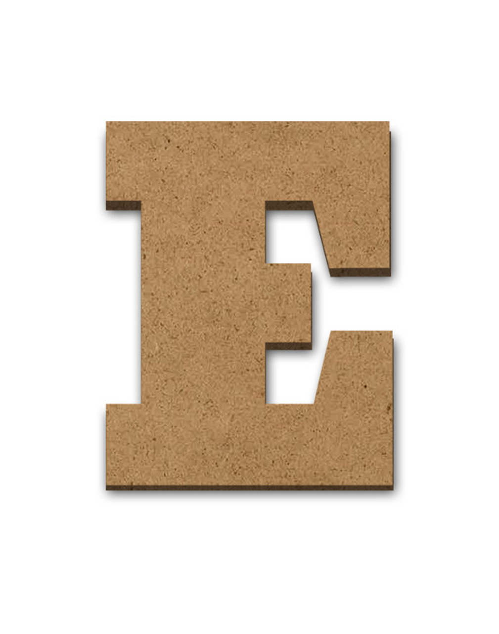 Wood Letter Surface - E - 9" x 7 1/8"