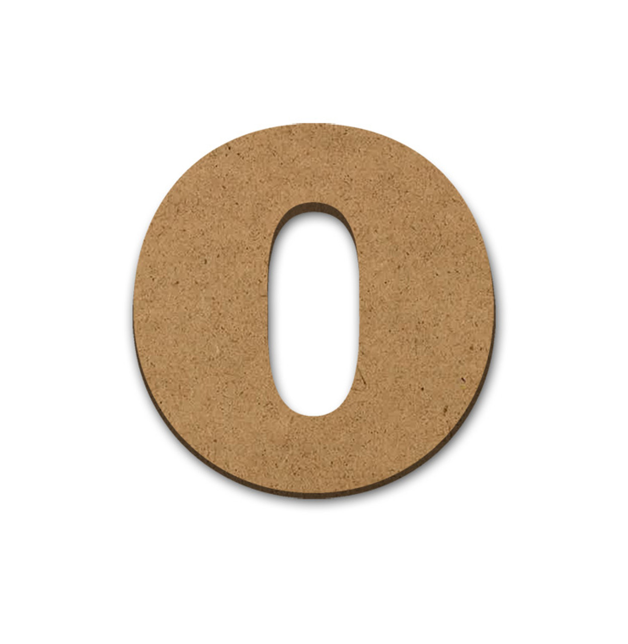 Wood Letter Surface - O - 6" x 6 1/8"