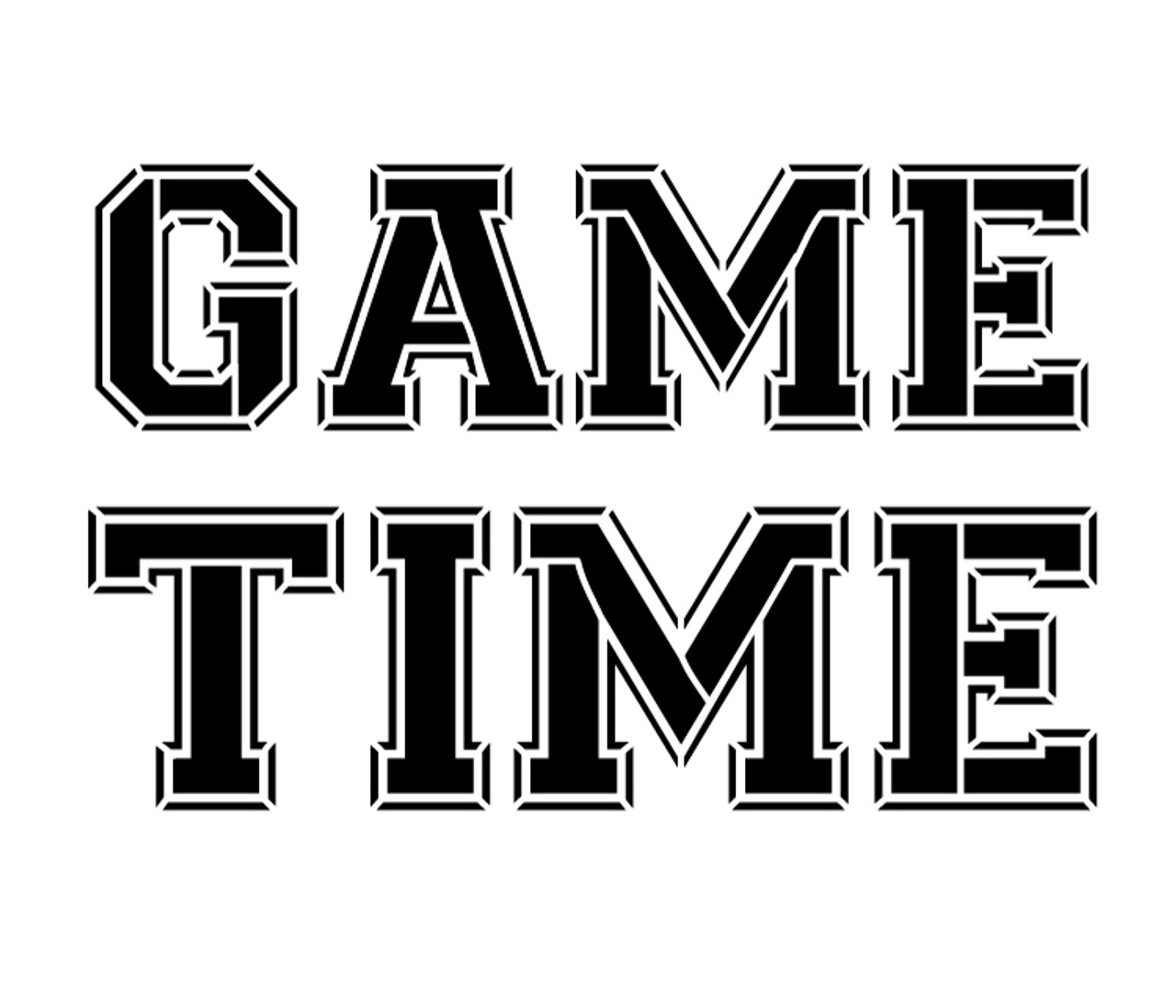 Game Time - Word Stencil - 15" x 11" - STCL1323_3 by StudioR12