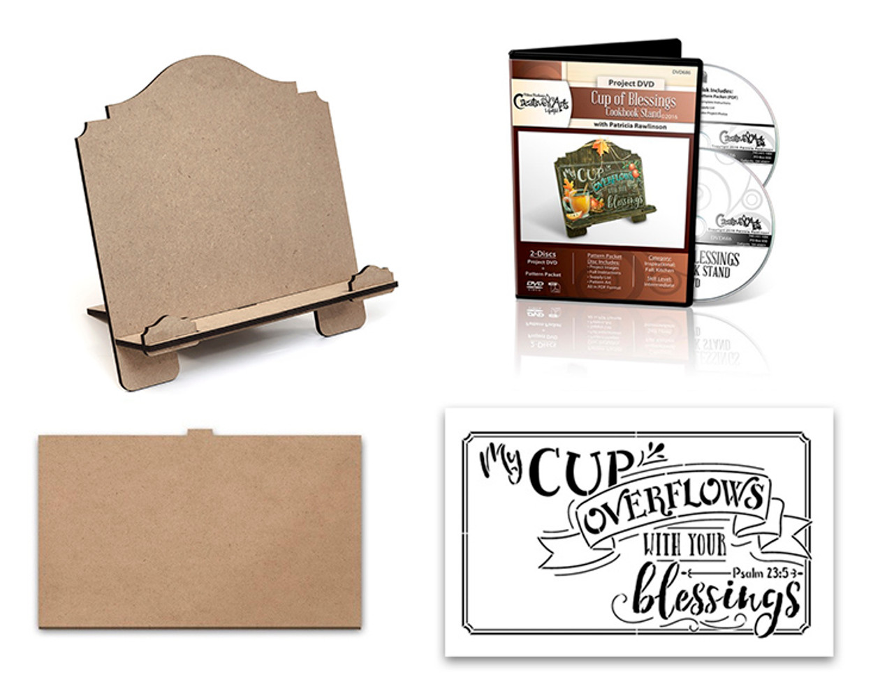 Cup of Blessings Cookbook & Tablet Stand + DVD Deluxe Set