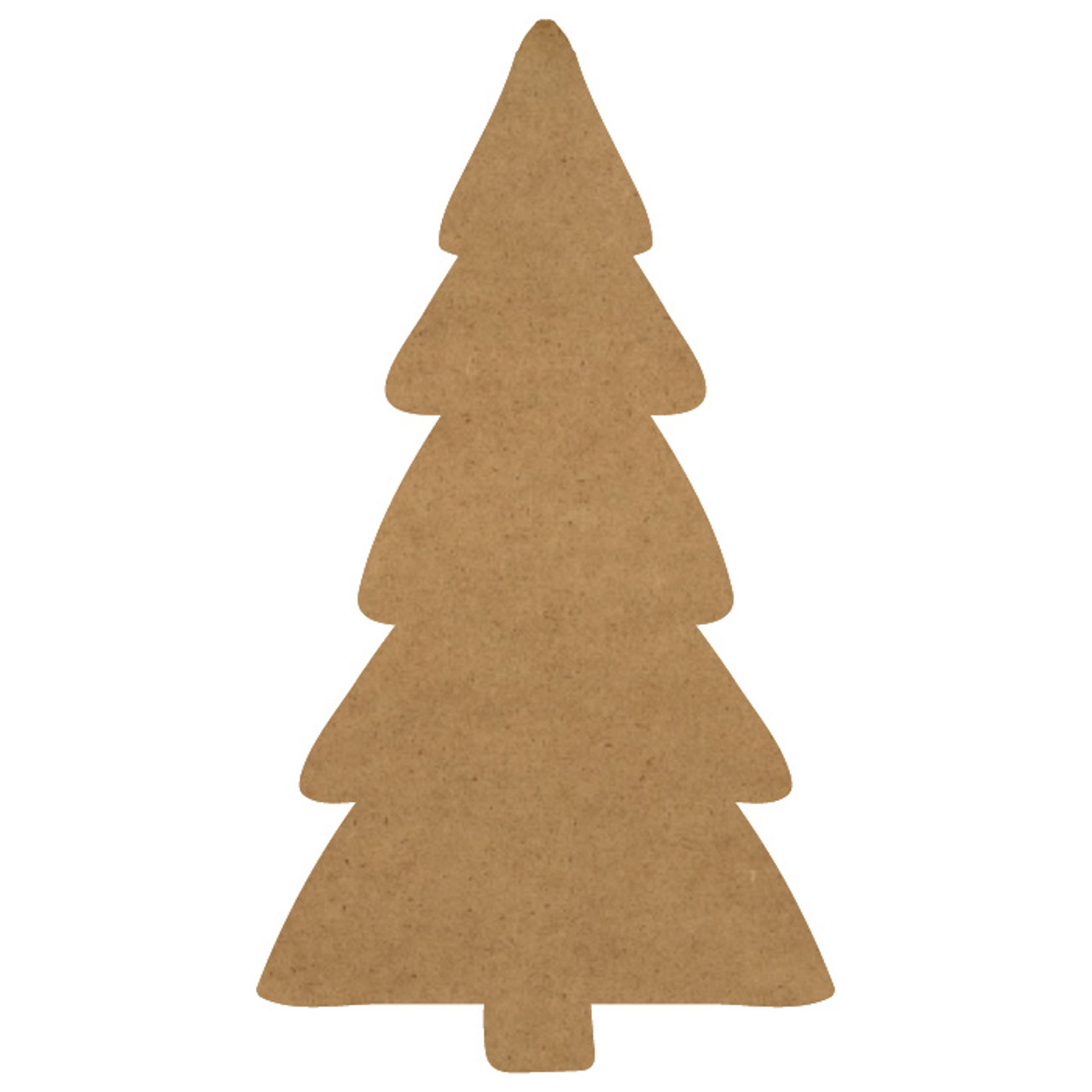 Simple Christmas Tree Wood Embellishment Mini - 1 1/10" x 2"