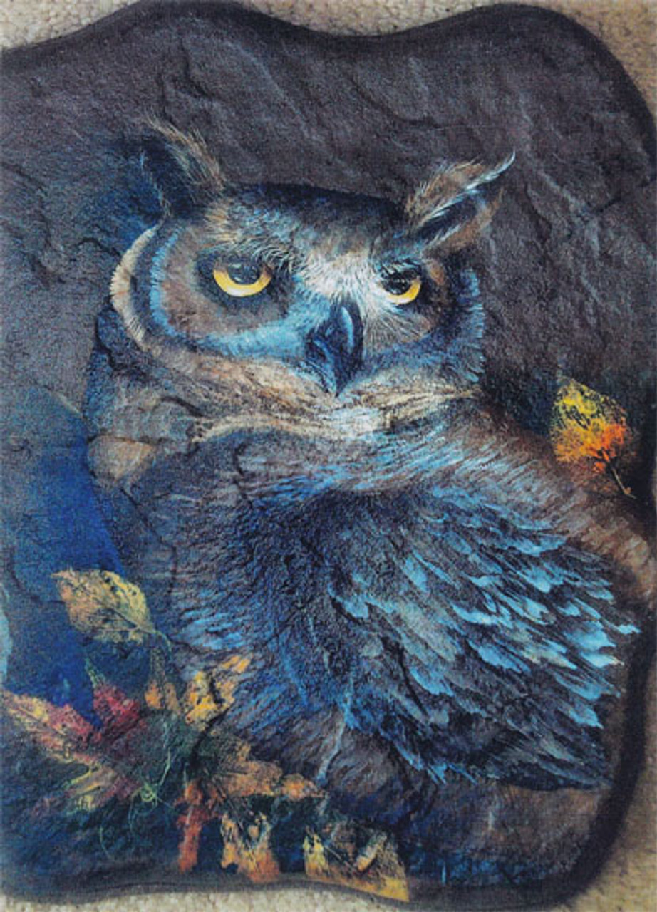 Hooty Who.. Owl Stepping Stone - E-Packet - Janice Miller