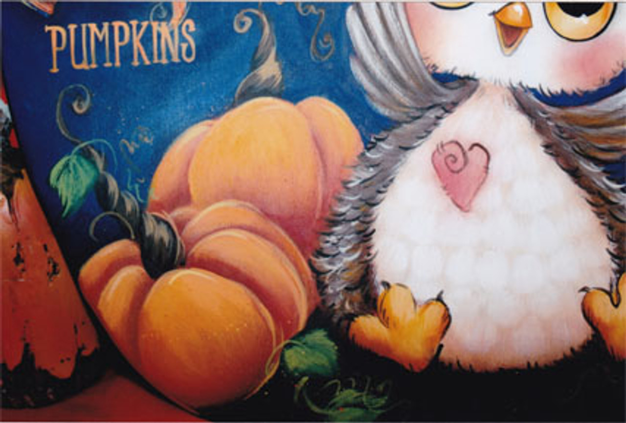 Autumn Owl Pumpkin-  E-Packet - Holly Hanley