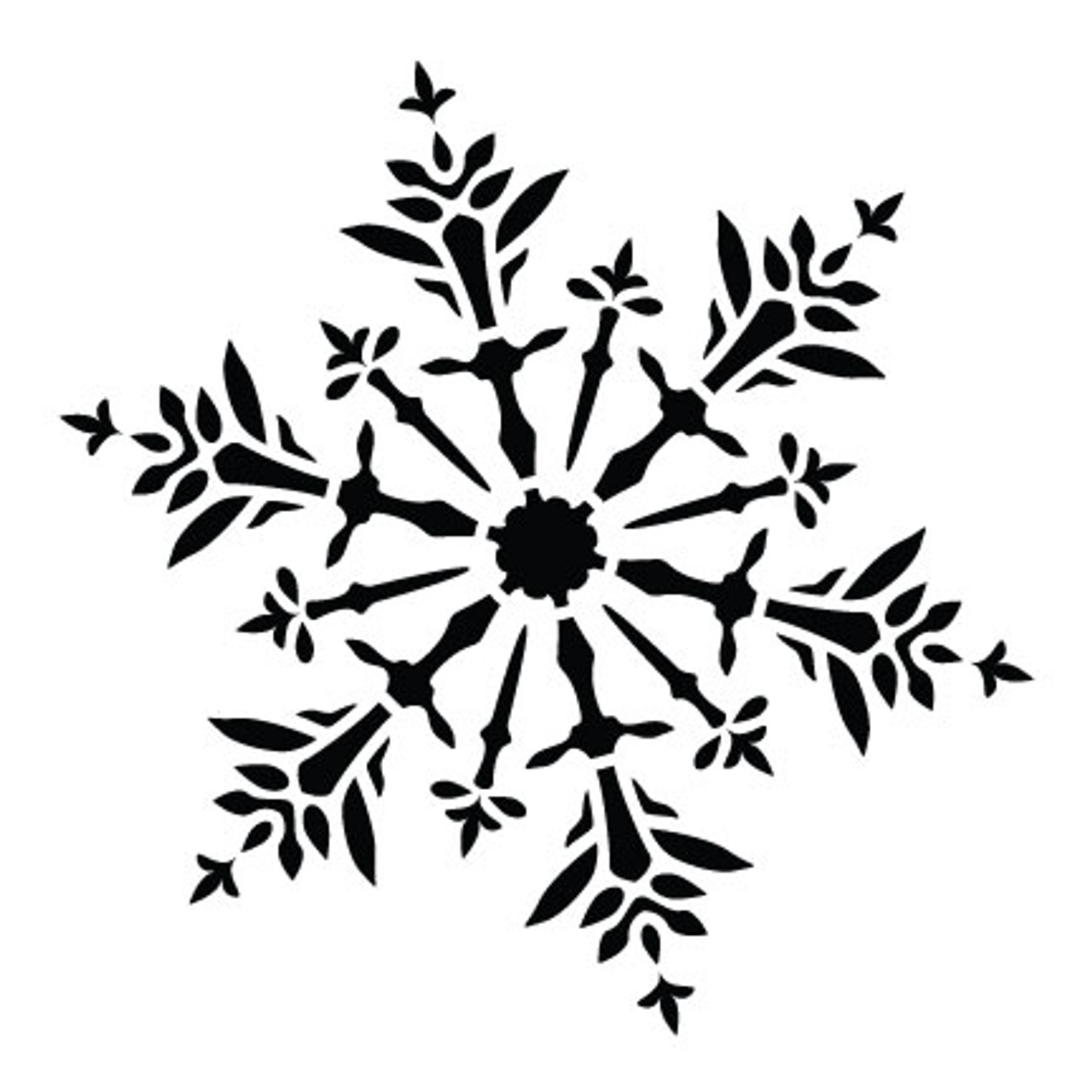 Delicate Snowflake - Art Stencil - 6" x 6" - STCL952_2 - by StudioR12