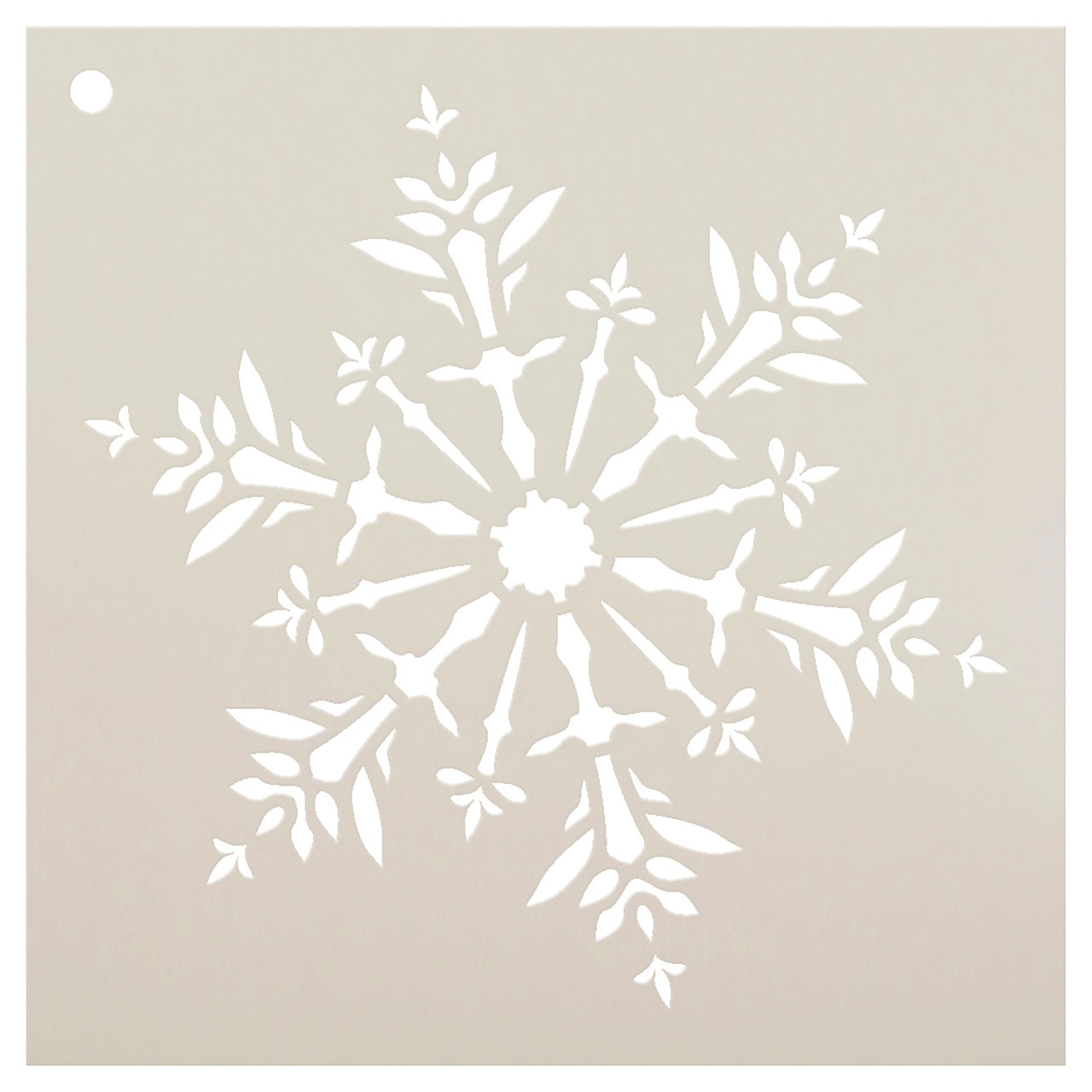 Delicate Snowflake - Art Stencil - 12" x 12" - STCL952_4 - by StudioR12