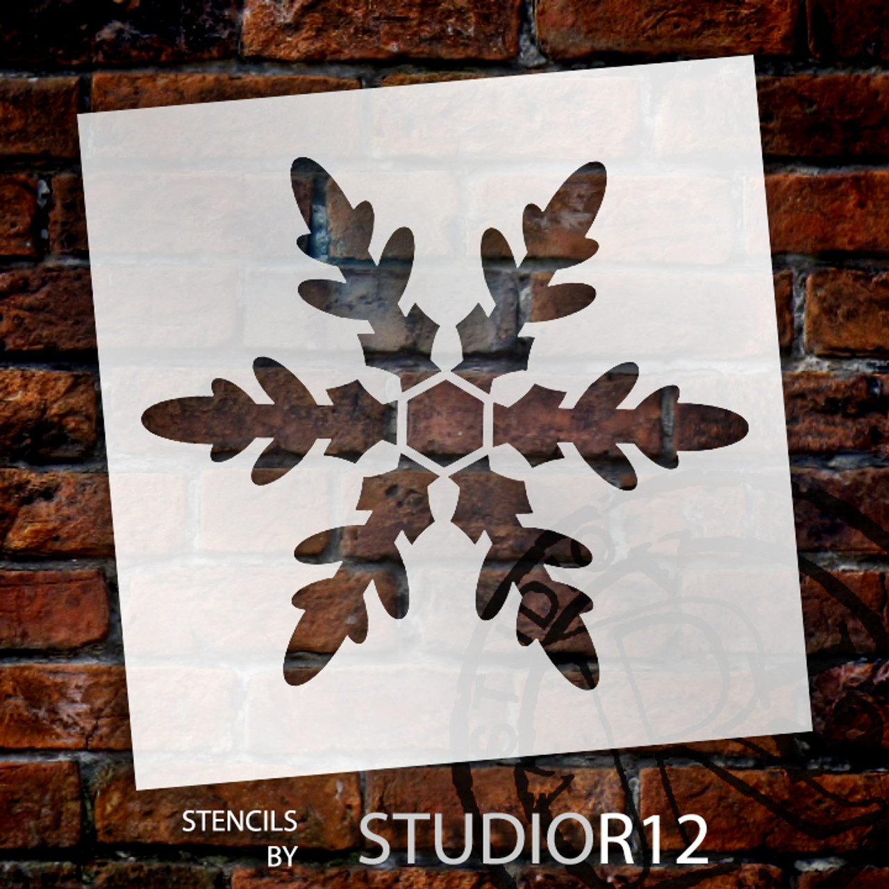 Classic Snowflake - Art Stencil - 6" x 6" - STCL953_1 by StudioR12