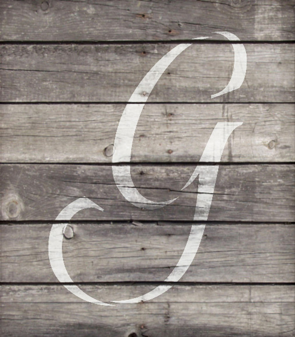 Graceful Monogram Stencil - G - 5" - STCL1907_2 - by StudioR12