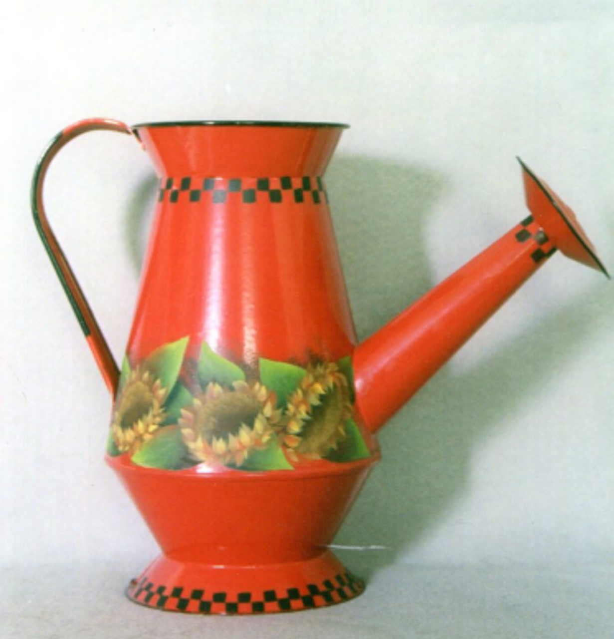 Red Watering Can With Sunflowers - E-Packet - Barbara Franzreb-Bunsey