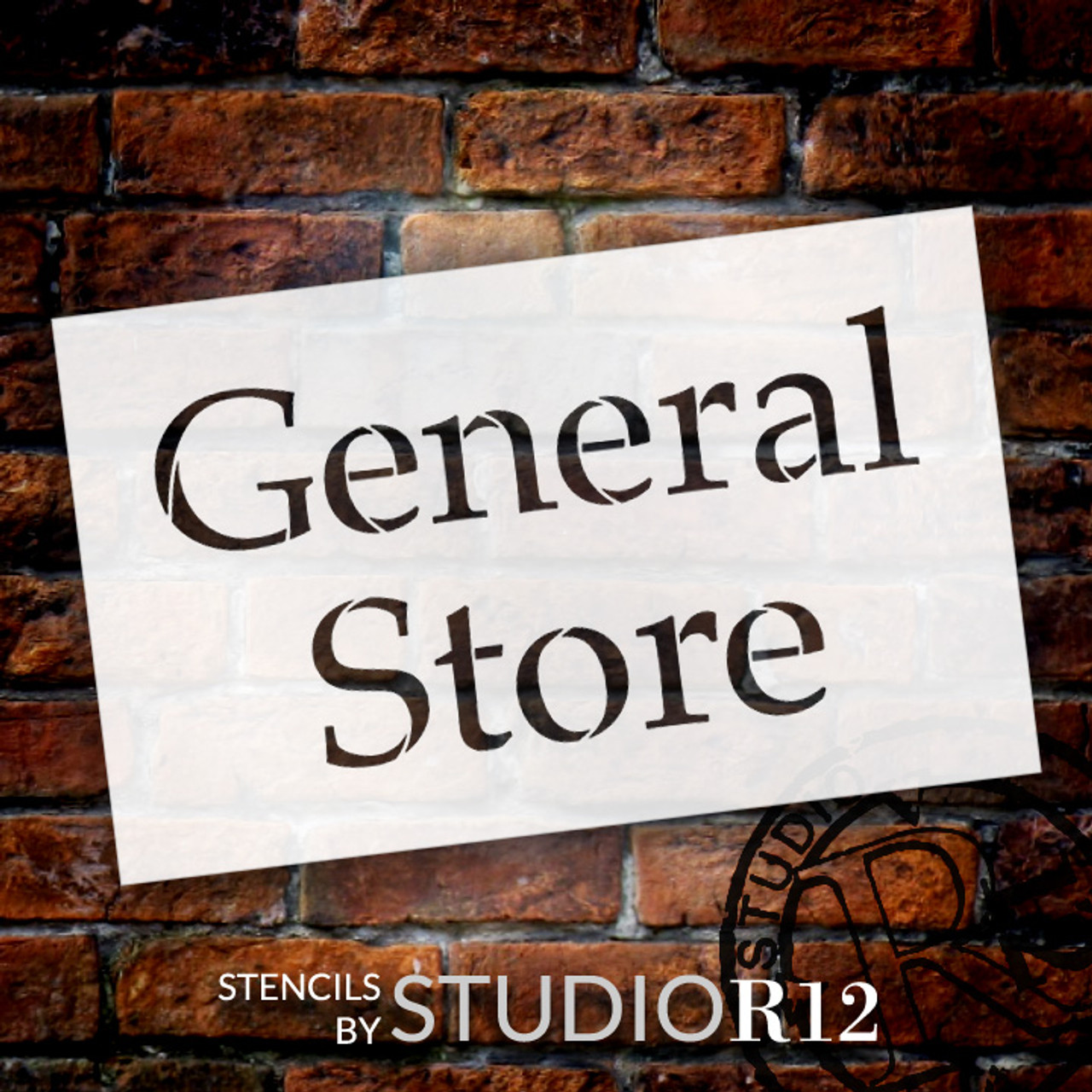 General Store - Serif - Word Stencil - 13" x 8" - STCL2069_1 - by StudioR12