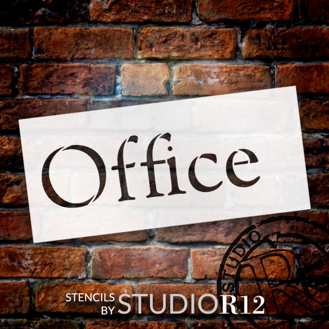 Office Simple - Word Stencil - 20" x 8" - STCL2081_4 - by StudioR12