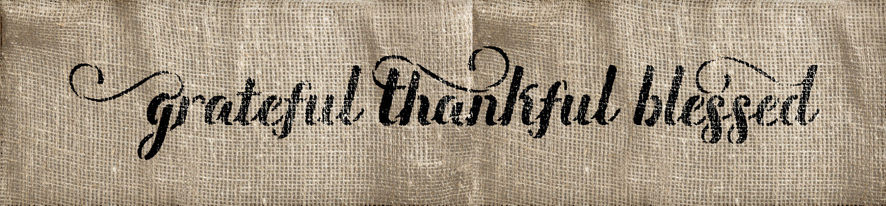 Grateful Thankful Blessed - Elegant Script - 16" x 4" - STCL1829_2 - by StudioR12