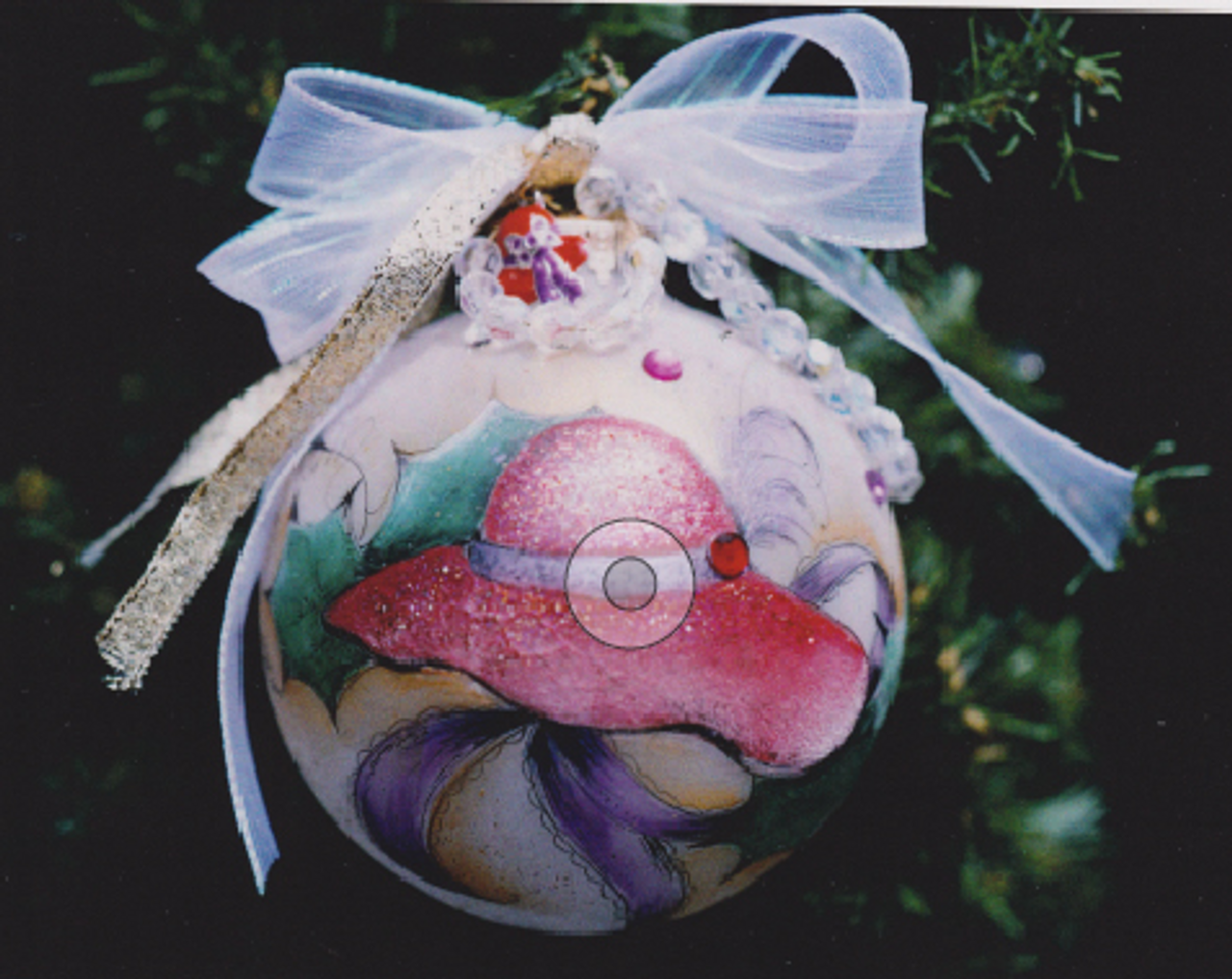 Red Hat Ornament - E-Packet - Janice Miller