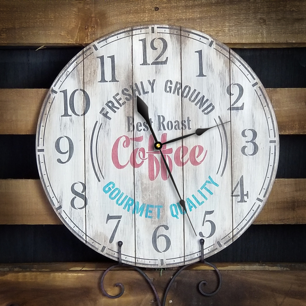 Coffee House Clock Face Stencil - 16" - STCL2331_5 - by StudioR12