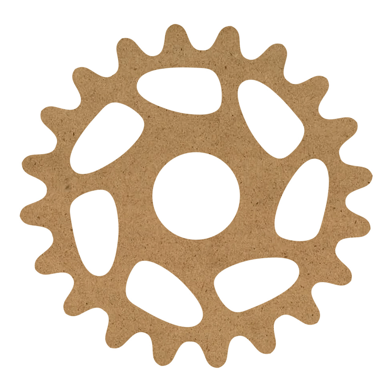 Scalloped Gear Wood Surface - 18" x 18" - WDSF1420_7