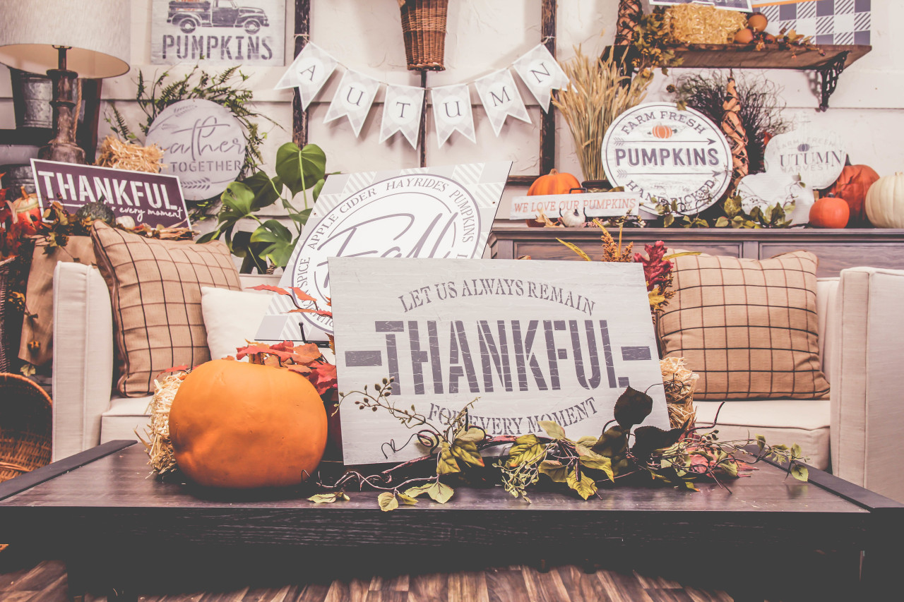 Thankful for Every Moment Stencil by StudioR12 | Wood Signs | Word Art Reusable | Family Dining Room | Painting Chalk Mixed Media Multi-Media | DIY Home - Choose Size