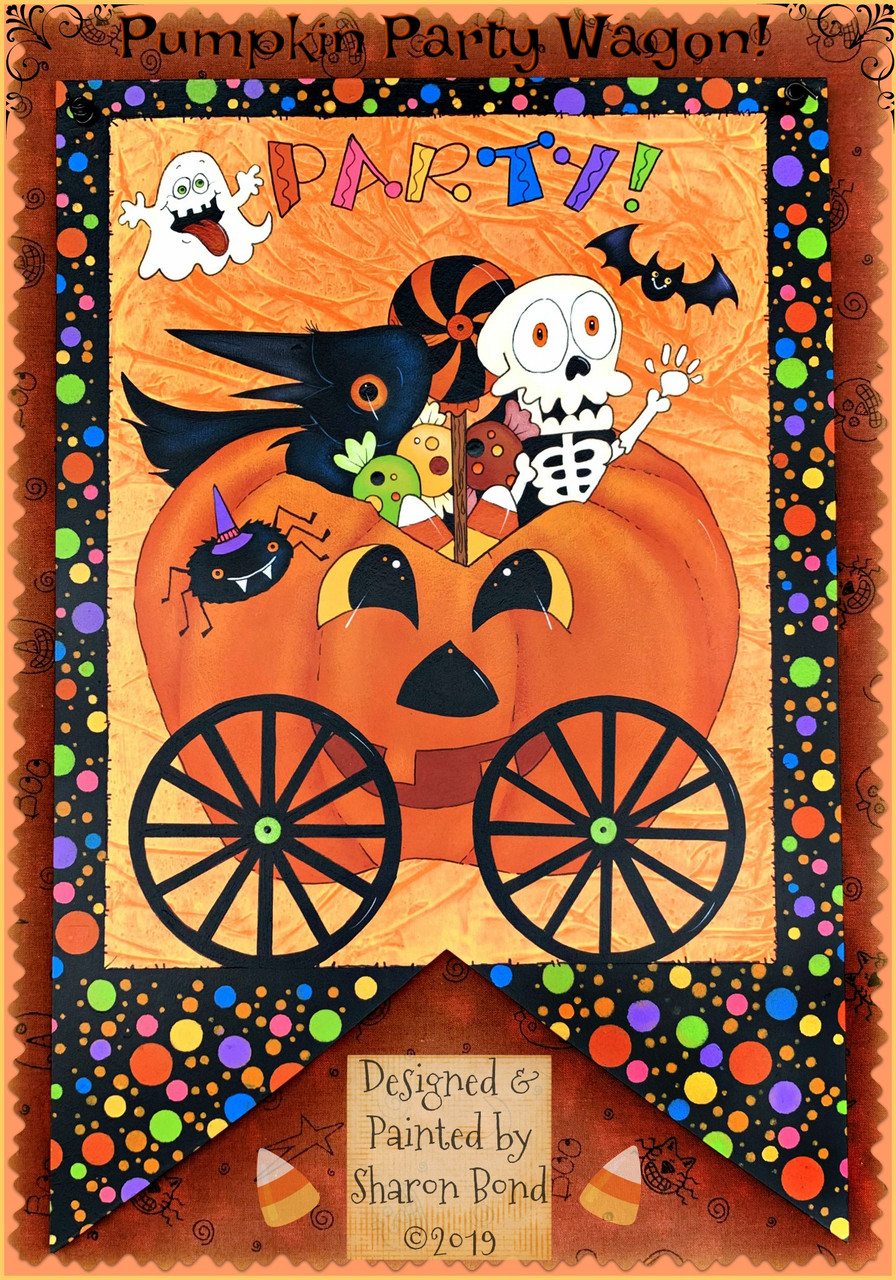 Pumpkin Party Wagon! - E-Packet - Sharon Bond