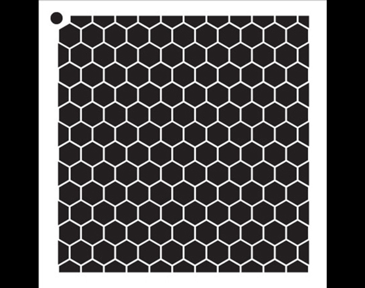 Honeycomb Stencil by StudioR12 | Country Repeating Pattern Stencil - Reusable Mylar Template | Painting, Chalk, Mixed Media | Use for Journalingt, DIY Home Decor