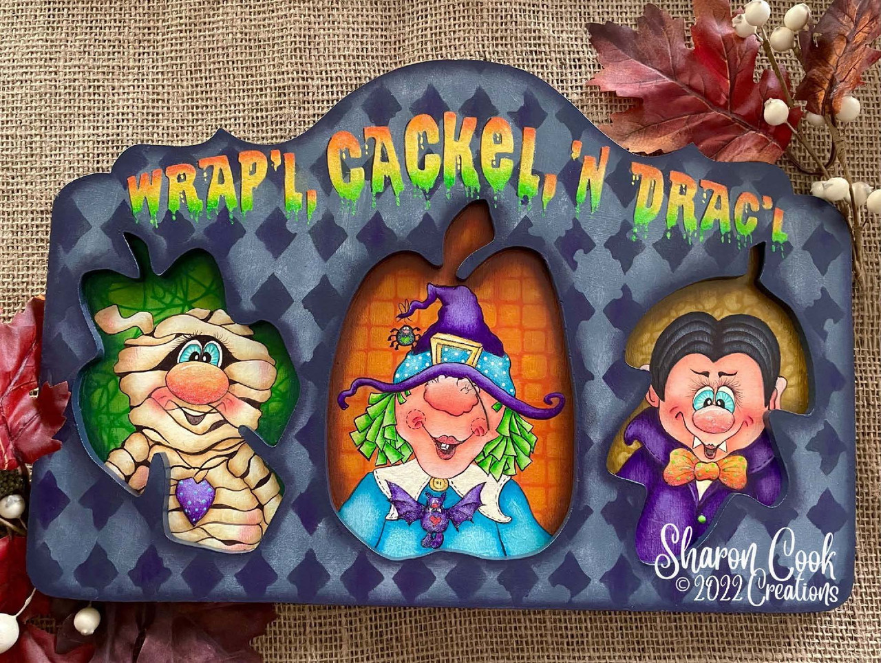 Wrap'l, Cackel, 'N Drac'l - E-Packet - Sharon Cook