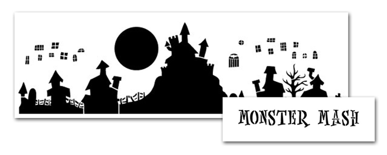 Monster Mash Stencil Set