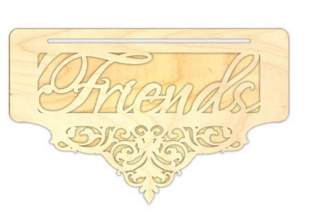 Flourished Friends Overlay Banner Bottomer