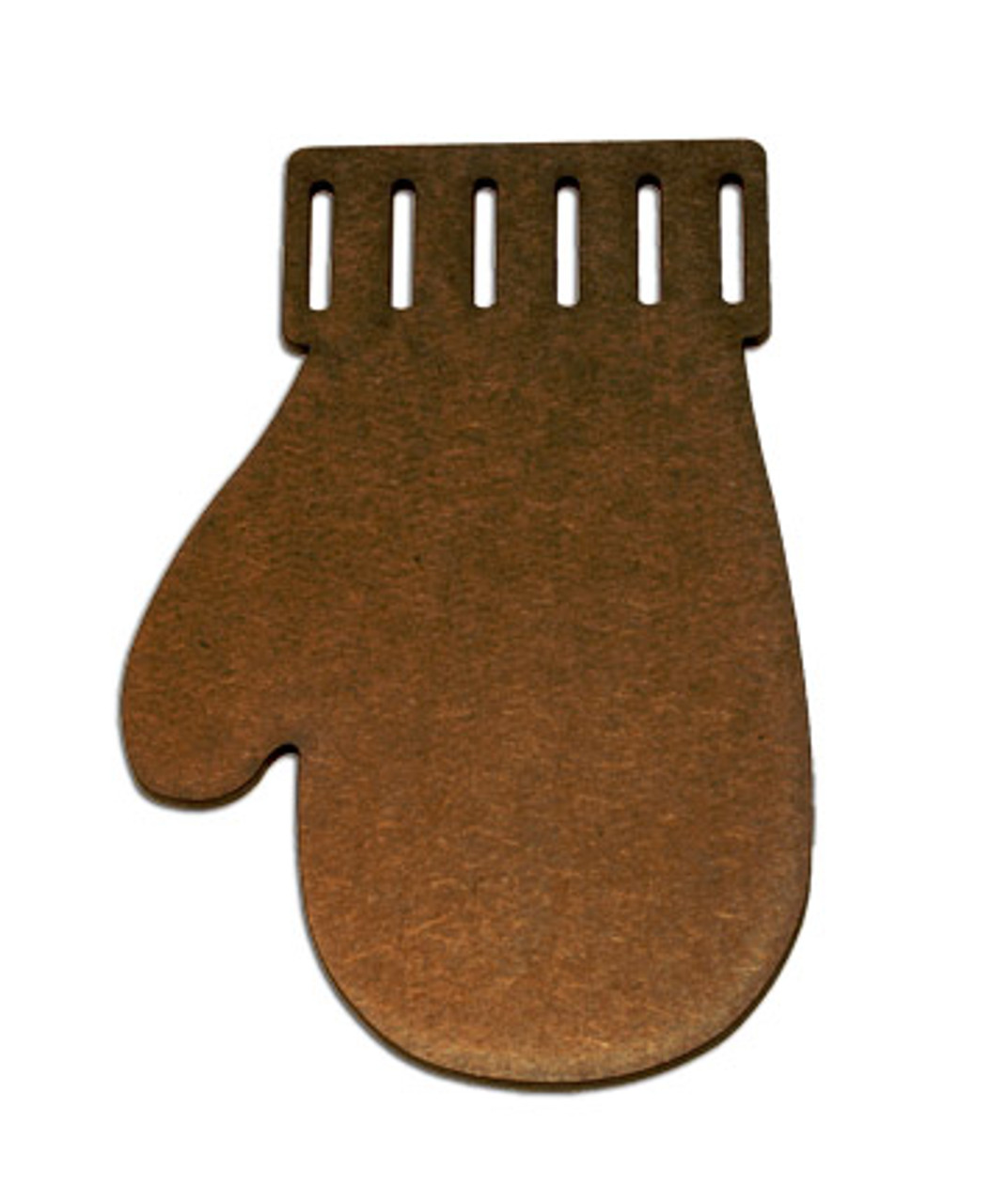 Wood Ornament - Mitten - Small