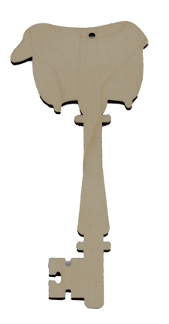 Wood Ornament Key - Sheep