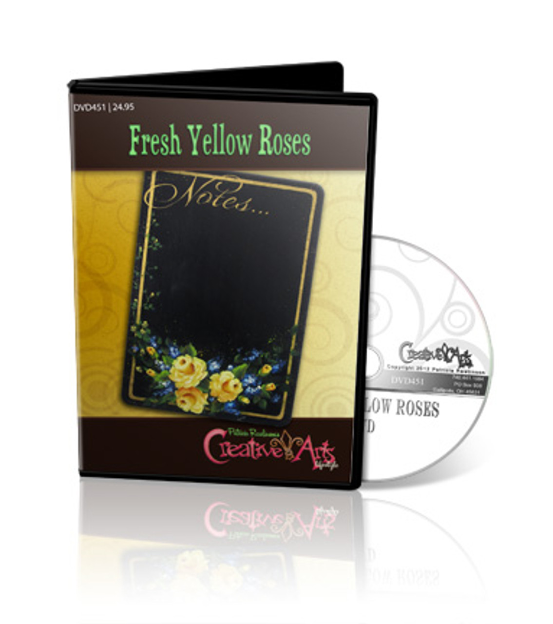 Fresh Yellow Rose DVD & Pattern Packet - Patricia Rawlinson