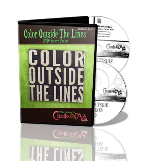 Color Outside the Lines DVD & Pattern Packet - Patricia Rawlinson