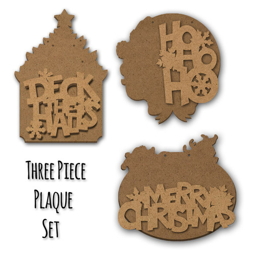 Christmas Expressions Plaque Surface Set