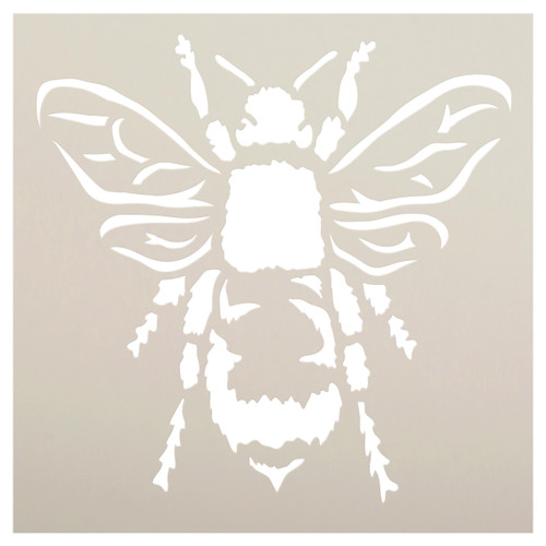Basic Bee - Art Stencil - 15" x 15"