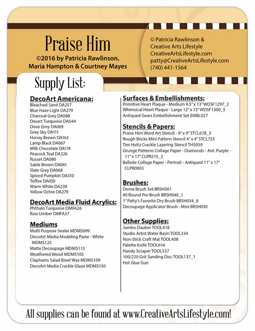 Praise Him - E-Packet - Patricia Rawlinson