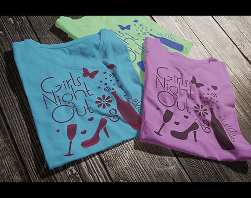 Girls Night Out - Art Stencil - 15" x 15" - by StudioR12