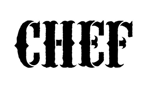 Chef - Vintage Carnival - Word Stencil - 5" x 3" - STCL1337_1 by StudioR12