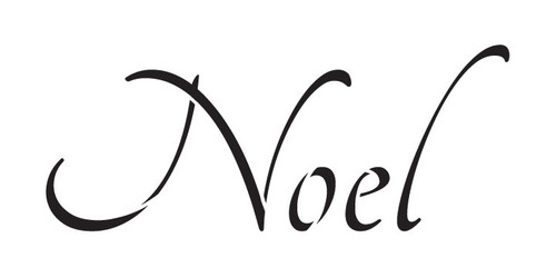 Noel - Graceful - Word Stencil - 9" x 5" - STCL1391_2 by StudioR12