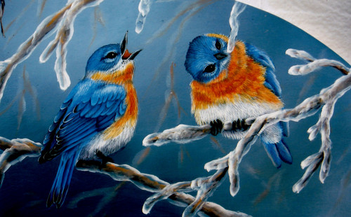 Winter Birds Door Crown - E-Packet - Karen Hubbard