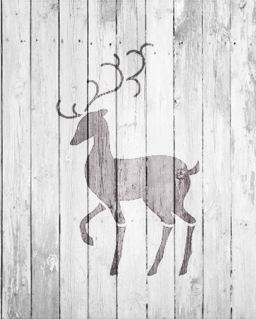 Christmas Shapes Stencil - Elegant Reindeer - 4" x 5" - STCL1548_1 - by StudioR12