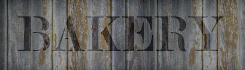 Bakery - Skinny Serif - Word Stencil - 17" x 5" - STCL2059_2 - by StudioR12