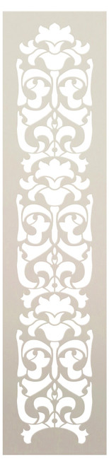 Medieval Flower Flourish Band Stencil by StudioR12 | Craft DIY Pattern Backsplash Home Decor | Paint Wood Sign | Reusable Mylar Template | Select Size