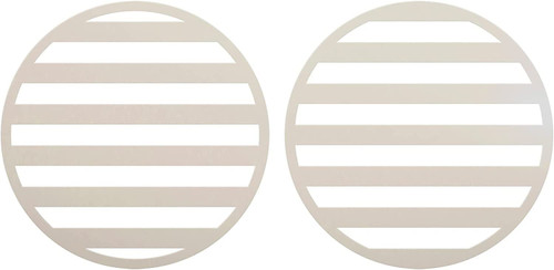 2 Part Banding on Round Stencil Set by StudioR12 - Select Size - USA Made - Craft DIY Patterned Home Decor | Paint Banded Accent Wood Sign | Reusable Mylar Template