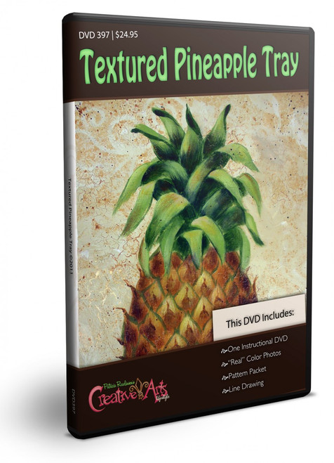 Textured Pineapple Tray DVD & Pattern Packet - Patricia Rawlinson