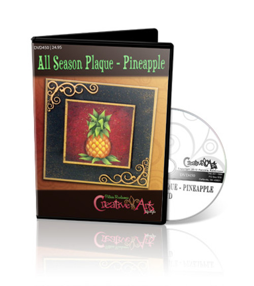 All Season Plaque - Pineapple DVD & Pattern Packet - Patricia Rawlinson