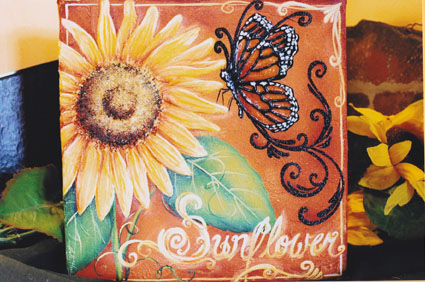 Sunflower & Monarch - E-Packet - Holly Hanley